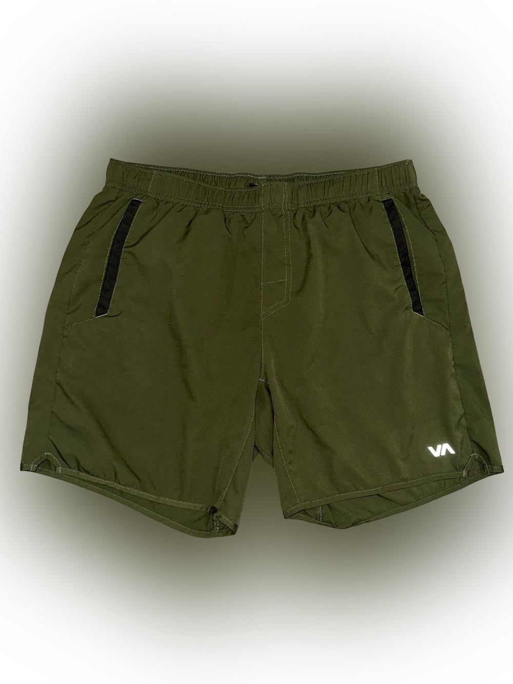 RVCA Performance Yogger Elastic Training Shorts Men’s Size Large Ranger Green